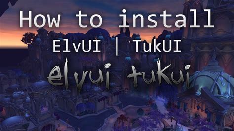 Dozens of customization options including Action Bars, NamePlates, Tooltips, and Unit Frames. . How to install tukui client